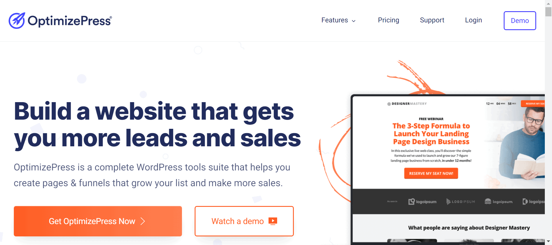 OptimizePress vs elementor
