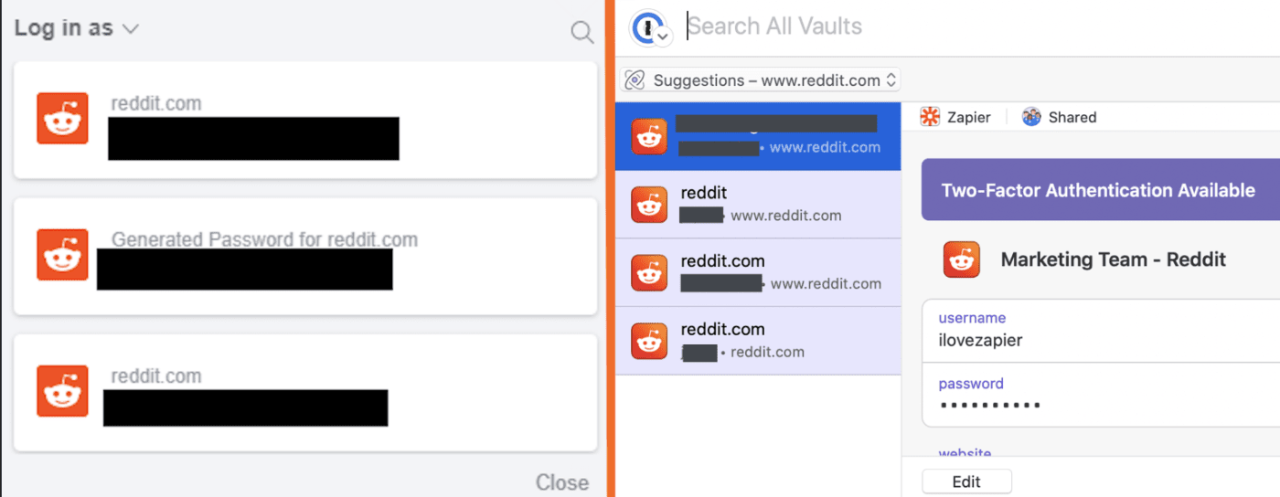 How to save login credentials
