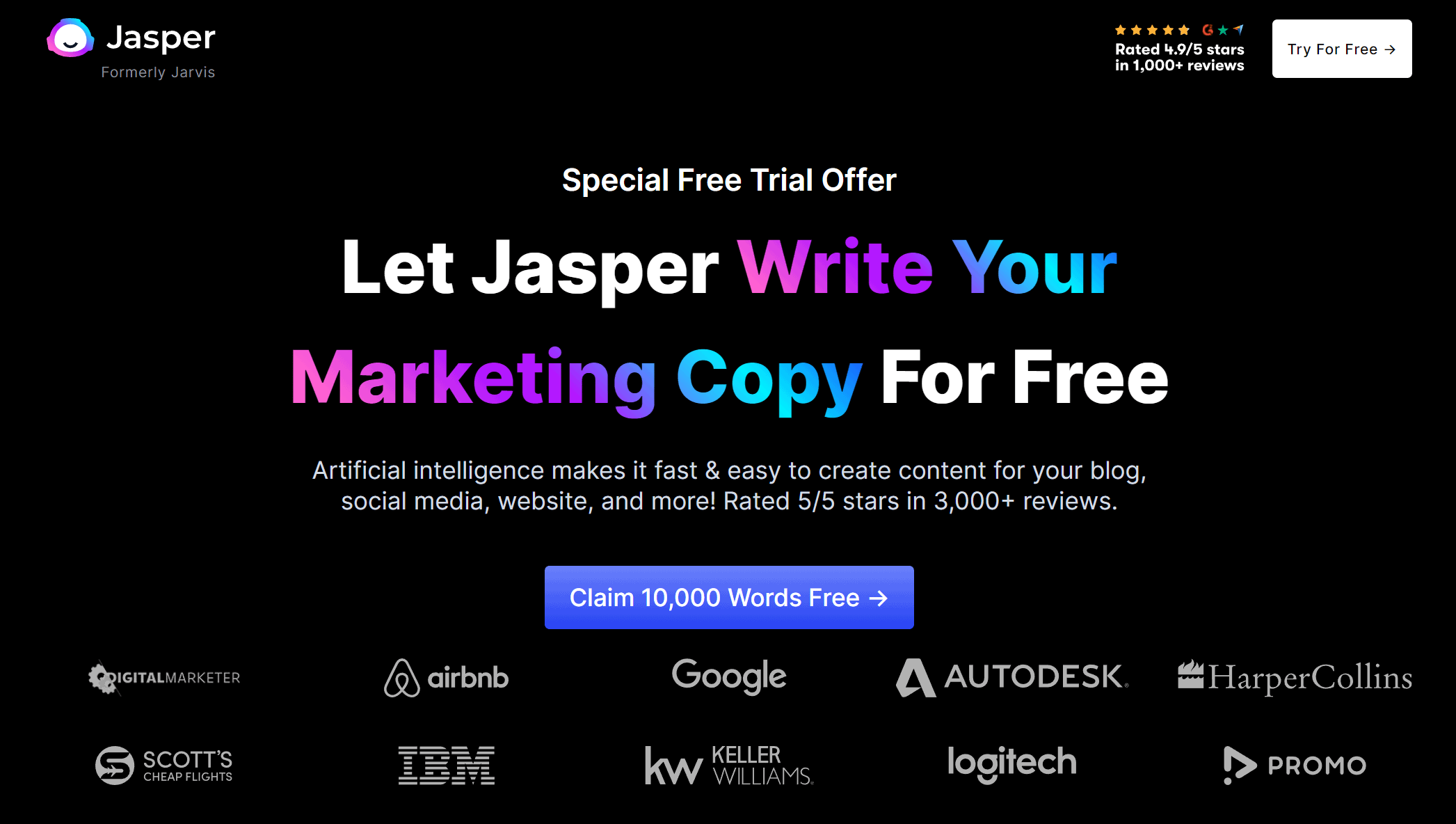 Jasper AI vs Rytr- AI Copywriting Templates:
